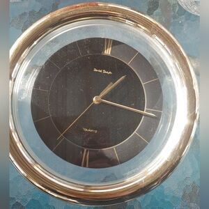 Black and Gold Wall Clock